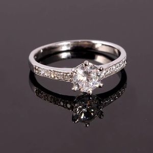 Beautiful Zirconia Engagement/Pinkie Ring